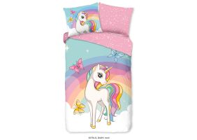 Good Morning Kinder Dekbedovertrek Katoen Renforcé Dash - multi 140x200/220cm