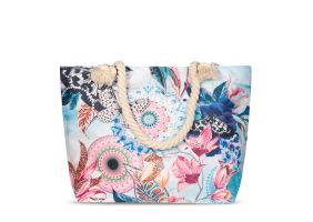 Hip Strandtas Maximilian - aqua 43x60cm