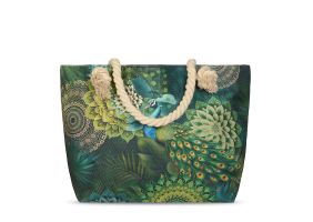 Hip Strandtas Agatha - green 43x60cm