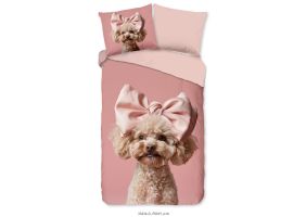 Good Morning Kinder Dekbedovertrek Katoen Renforcé Roxy - pink 140x200/220cm
