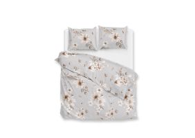 Zo Home Dekbedovertrek Flanel Elara - grey