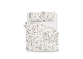 Zo Home Dekbedovertrek Flanel Hazel - off white