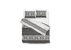 Zo Home Dekbedovertrek Flanel Anika - grey