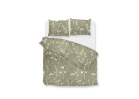 Zo Home Dekbedovertrek Flanel Yarrow - green