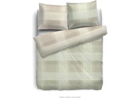 Heckett Lane Dekbedovertrek Velvet Touch Refined Marin - groen 260x200/220cm