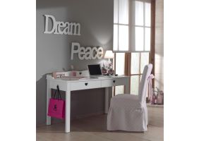 JAXX Bureau Amori met 2 Lades - wit