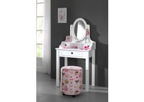 JAXX Kaptafel Amori met Spiegel - wit