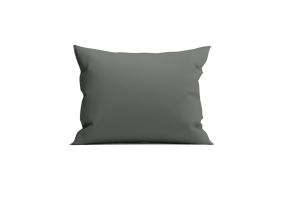 Yellow Suite Mumbai Kussensloop Katoen Perkal - beluga grey 60x70cm