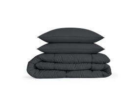 Eleganzzz Eazy Dekbed Zonder Overtrek Inclusief Kussenslopen - anthracite