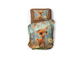 Eleganzzz Kinder Dekbedovertrek Micropercal Bella - multi 140x200/220cm
