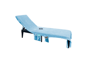 LINNICK Strandlaken Ligbed Handdoek Microvezel 75x215cm (3 in 1) - blue