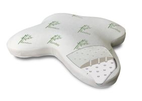 Eleganzzz Traagschuim Hoofdkussen Hightech Visco Schuim Butterfly - 46x53x12cm
