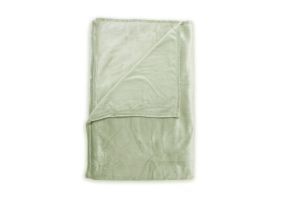 Zo Home Flanel Fleece Plaid Cara - foam green - 140x200