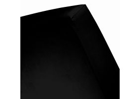 Cinderella Hoeslaken Katoen Satijn 30cm Hoekhoogte - black