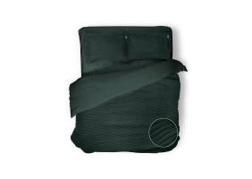 Eleganzzz Dekbedovertrek Micropercal Serenity Flow - deep teal