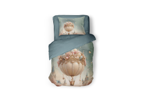 Eleganzzz Kinder Dekbedovertrek Micropercal Dream Voyage - multi 140x200/220cm