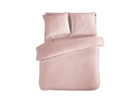 LINNICK Dekbedovertrek Katoen Renforcé Estina - light pink