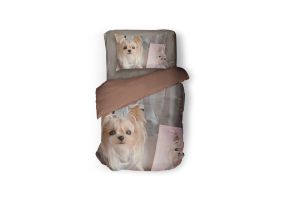 Eleganzzz Kinder Dekbedovertrek Micropercal Fifi Fenna - pink 140x200/220cm