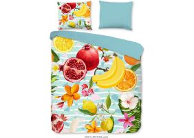 Good Morning Dekbedovertrek Katoen Fruities - multi 240x200/220cm