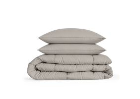 Eleganzzz Eazy Dekbed Zonder Overtrek Inclusief Kussenslopen - grey