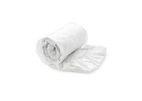 Heckett Lane Hoeslaken Elementi Katoen Satijn 40cm Hoekhoogte - white