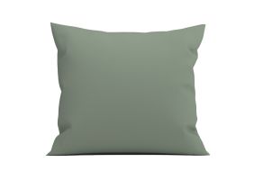 Heckett Lane Elementi Kussensloop Katoen Satijn - mineral green 80x80cm