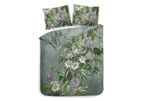 Heckett Lane Dekbedovertrek Katoen Twill Bertil - laurel green
