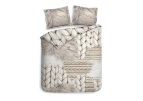 Heckett Lane Dekbedovertrek Katoen Twill Bodett - cream ivory 260x200/220cm