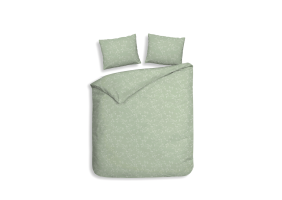 Heckett Lane Dekbedovertrek Flanel Alloro - laurel green