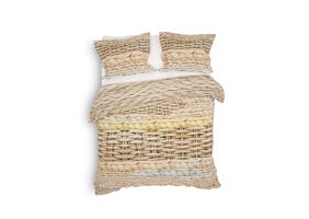 Heckett Lane Dekbedovertrek Katoen Satijn Foster - candied beige