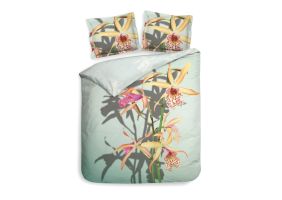 Heckett Lane Dekbedovertrek Katoen Satijn Isla - mint green 200x200/220cm