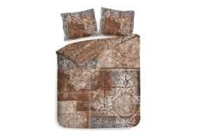 Heckett Lane Dekbedovertrek Twill Katoen Amaro - Brick red 260x200/220cm