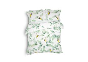 Heckett Lane Dekbedovertrek Katoen Twill Jamill - garden green 260x200/220cm