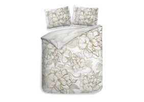 Heckett Lane Dekbedovertrek Katoen Satijn Fabiola - off white 200x200/220cm
