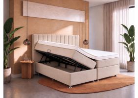 Boxspring Compleet Impera met Opbergruimte - beige