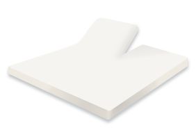 Eleganzzz Splittopper Hoeslaken Jersey Katoen Stretch - ivoor