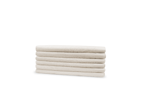 Eleganzzz Badstof Gastendoek 100% Katoen 30x50cm - ivory - set van 6