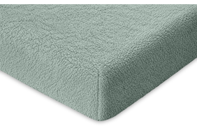 Eleganzzz Hoeslaken Teddy Pluche 35cm Hoekhoogte - jade