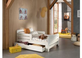 Vipack Jumper Uitschuifbaar Meegroeibed - wit
