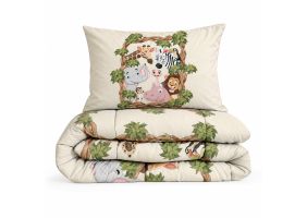 Eleganzzz Eazy Kinderdekbed Zonder Overtrek Inclusief Kussensloop Jungle Kingdom - multi 140x200cm