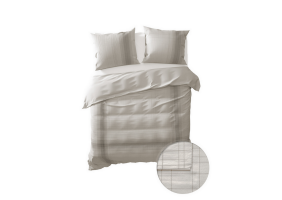 Yellow Dekbedovertrek Perkal katoen Kagusa - off white 200x200/220cm