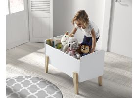 Vipack Kiddy Speelgoedkist - wit