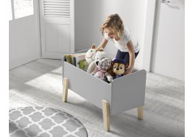 Vipack Kiddy Speelgoedkist - grijs