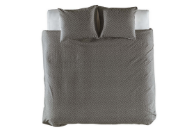 Yellow Dekbedovertrek Katoen Leonie - stone grey 140x200/220cm