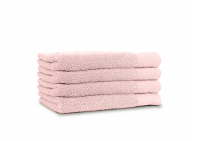 LINNICK Diamond Badstof Handdoek 60x110cm - light pink - set van 4