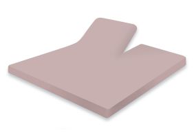 Eleganzzz Splittopper Hoeslaken Jersey Katoen Stretch - light pink