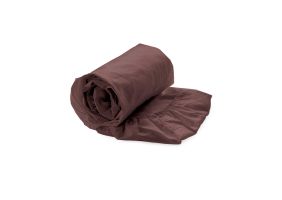 Heckett Lane Hoeslaken Elementi Katoen Satijn 40cm Hoekhoogte - marsala brown