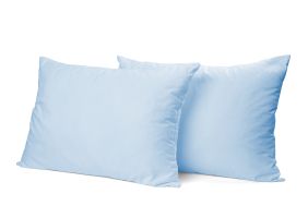 Eleganzzz Kussensloop Hotelsluiting Perkal Katoen - licht blauw 60x70cm