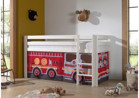 Vipack Pino Hoogslaper Brandweerwagen - wit