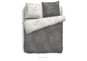 Heckett Lane Dekbedovertrek Velvet Touch Refined Porana - taupe 260x200/220cm